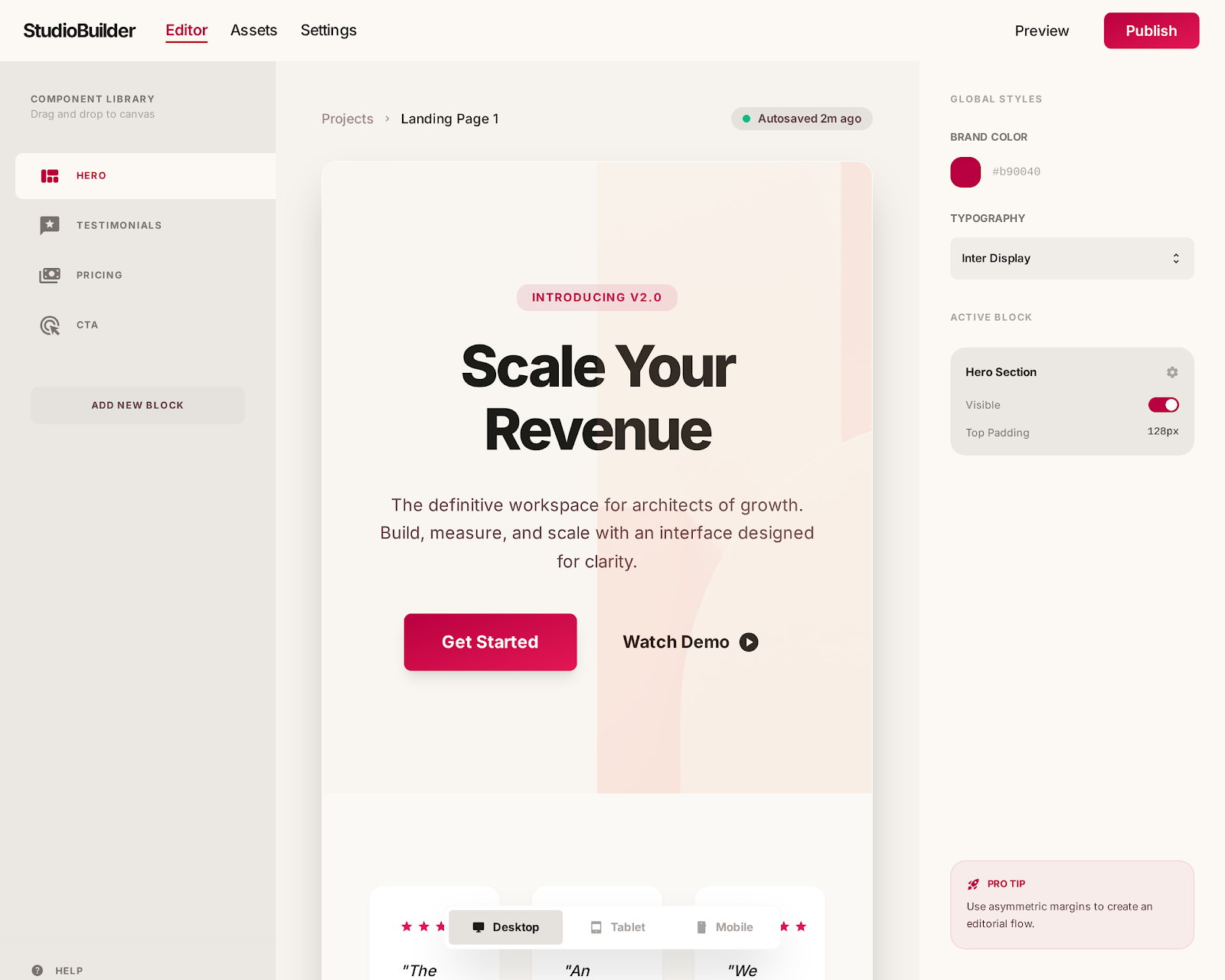 Landing Page Builder